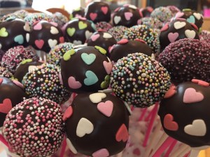 Schokokuchen am Stiel