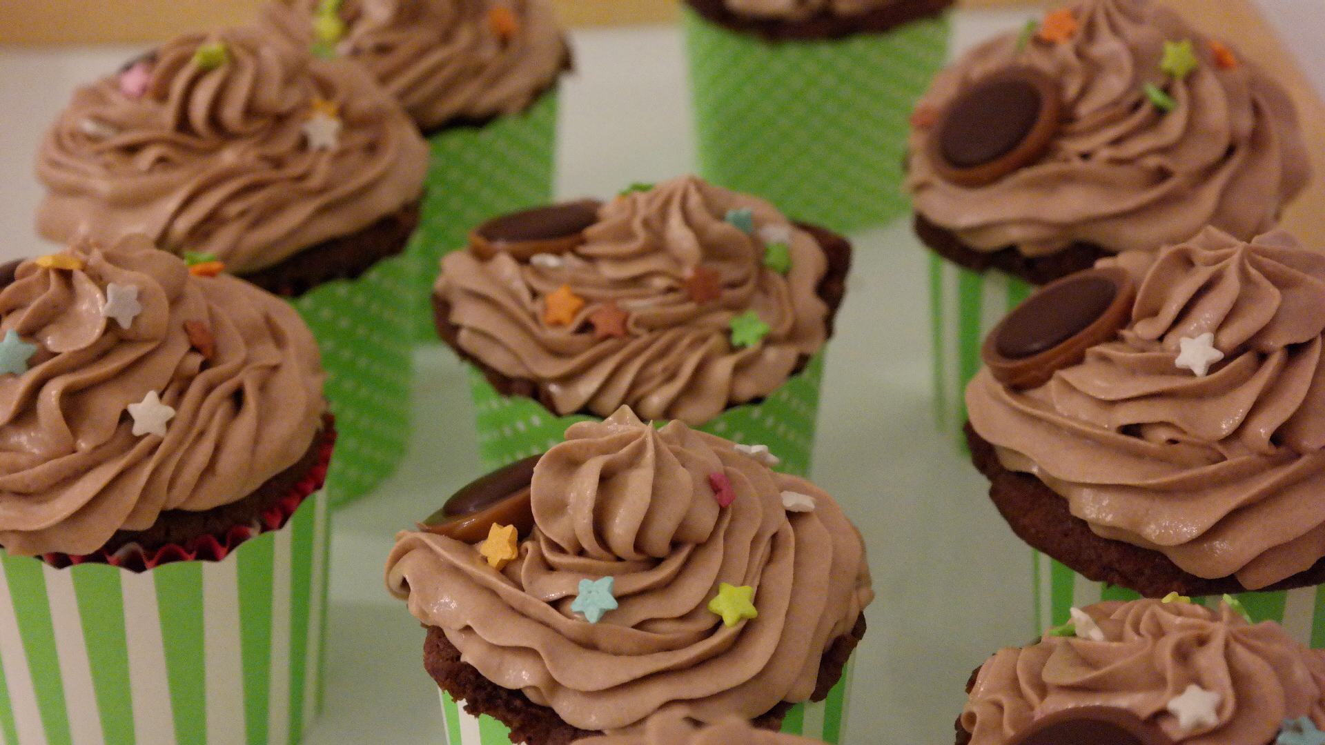 Toffifee-Cupcakes mit Creme Cheese Frosting