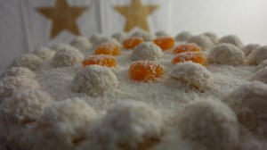 Ein Raffaello-Tortentraum in weiß