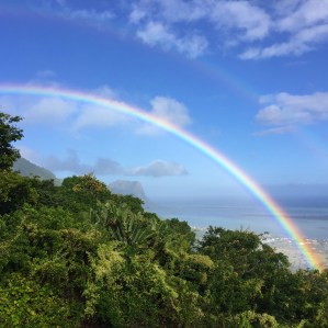 Somewhere over the rainbow...