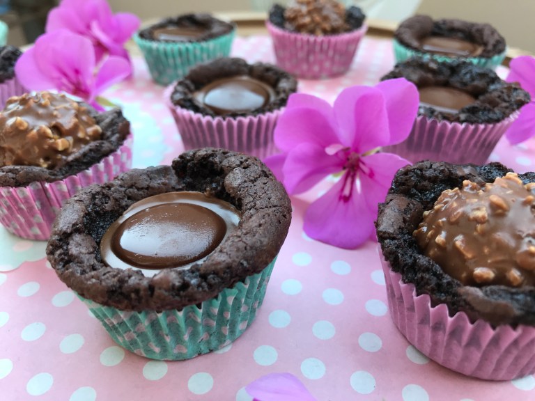 Toffifee-Mini-Brownies