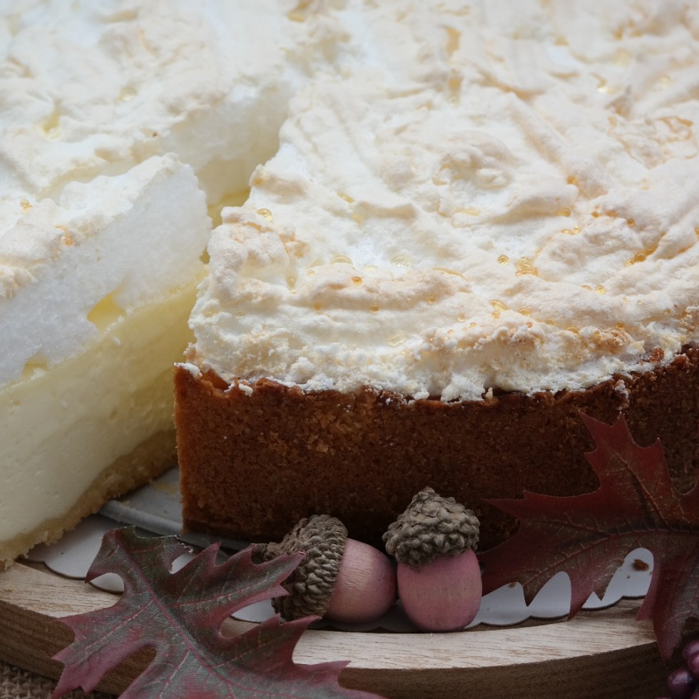 Käsekuchen mit Baiser