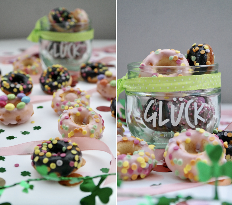 Donuts mit Schokoguss