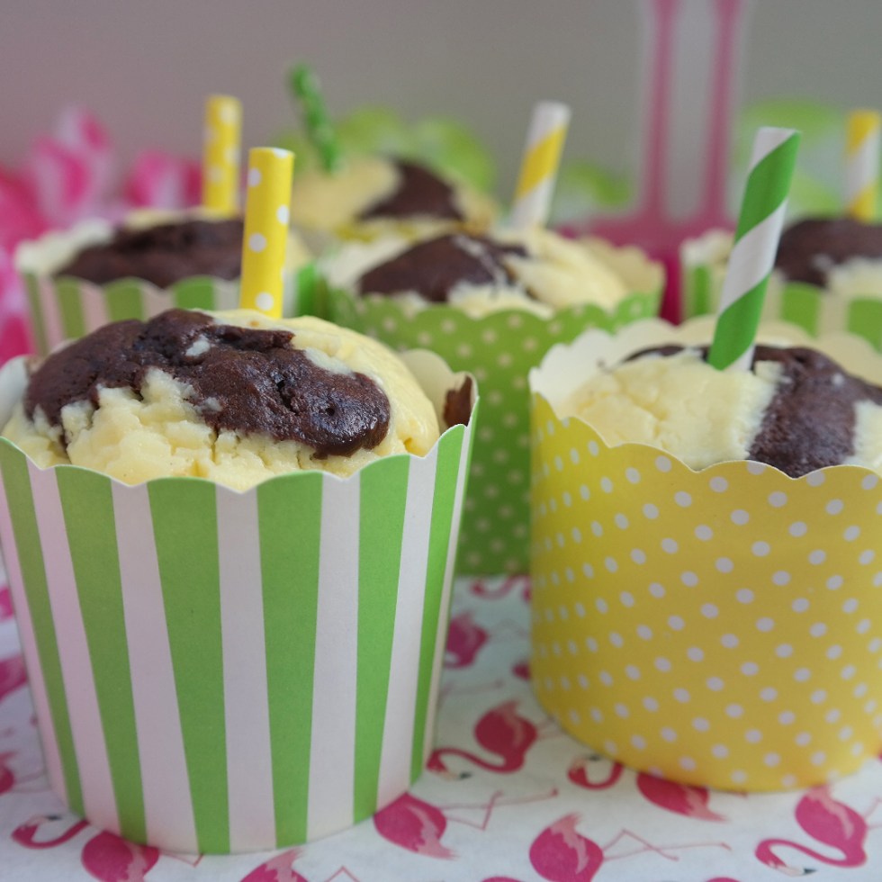 Käsekuchen-Schoko-Muffins