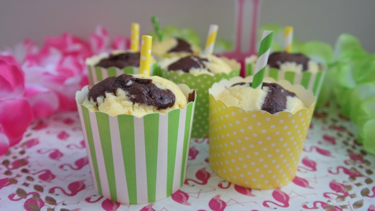 Käsekuchen-Schoko-Muffins