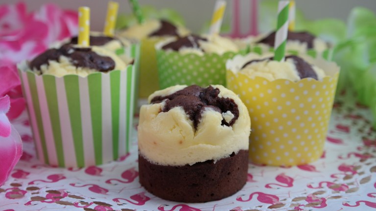 Schoko-Käsekuchen-Muffin