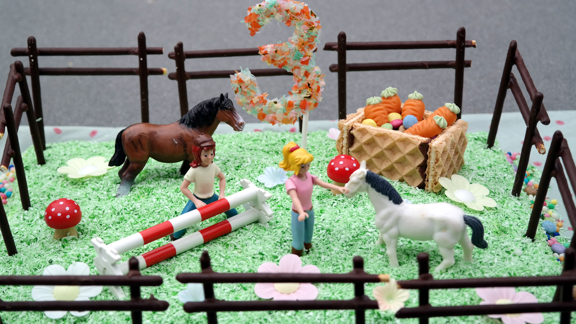 Pferdetorte mit Bibi und Tina