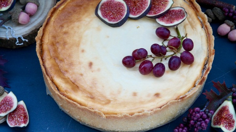 Käsekuchen mit Mohn