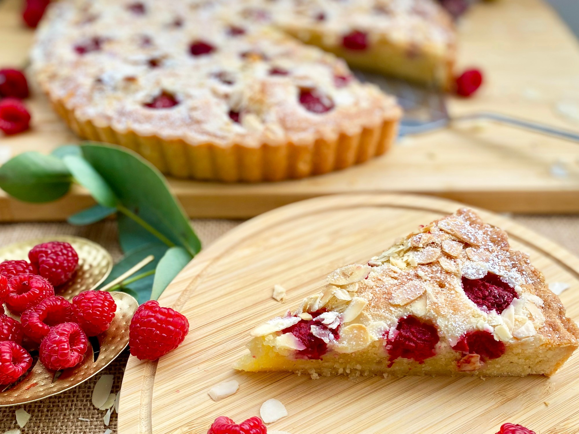 Mandel-Himbeer-Tarte