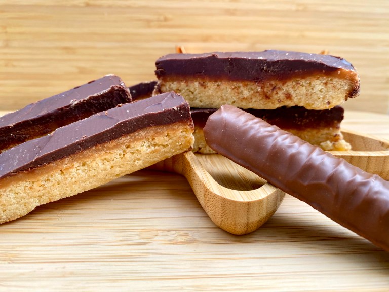 Schoko-Karamell-Riegel