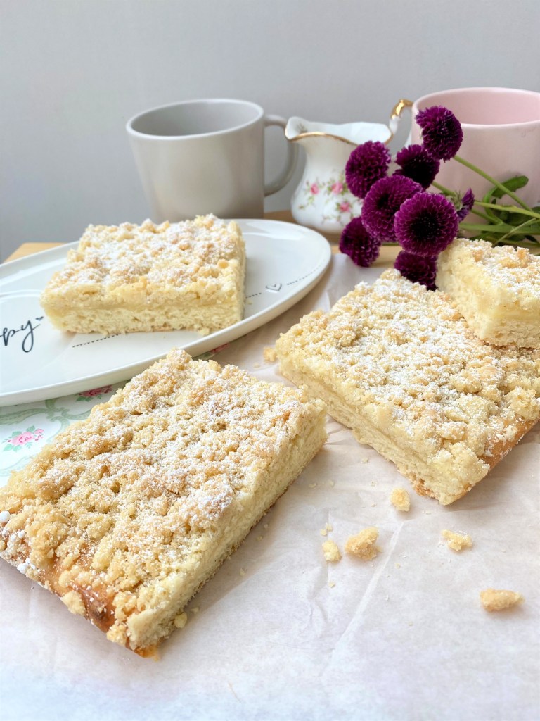 Frischer Streuselkuchen