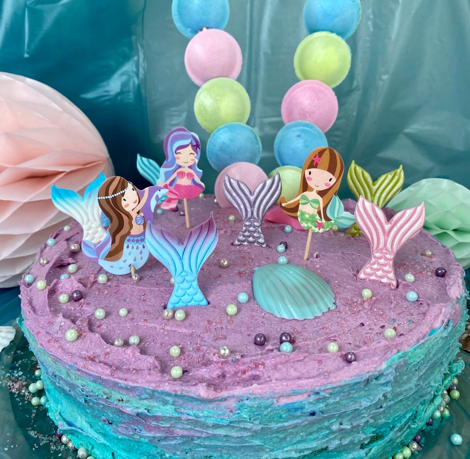 Anni backt Mermaid Cake