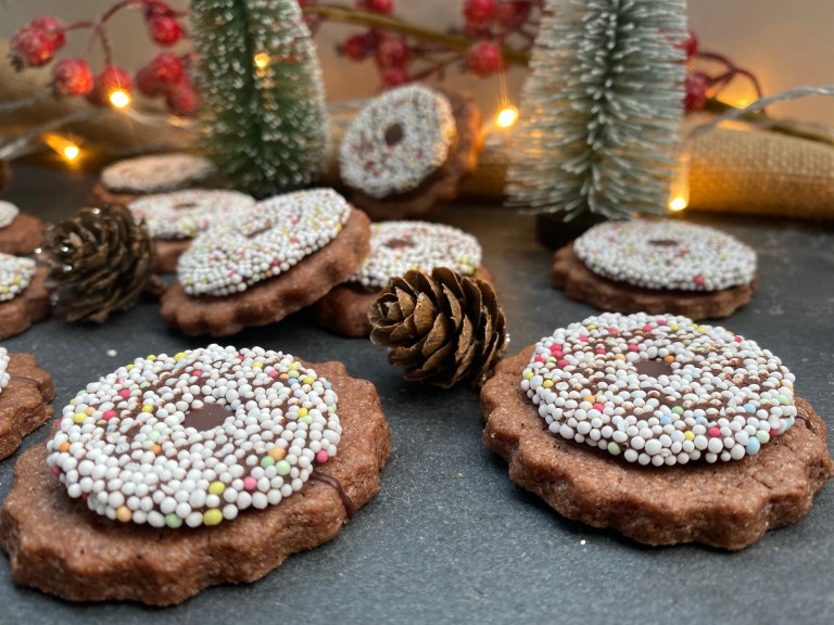 annibackt schokkranz-plätzchen